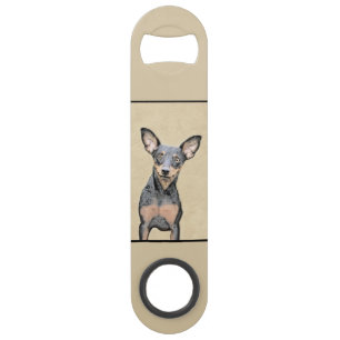 Miniature Pinscher Painting Cute Original Dog Art