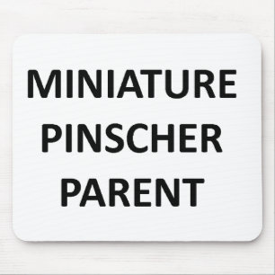 miniature pinscher parent no pic mouse mat