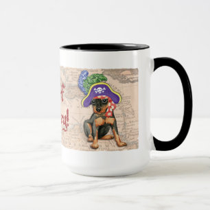 Miniature Pinscher Pirate Mug