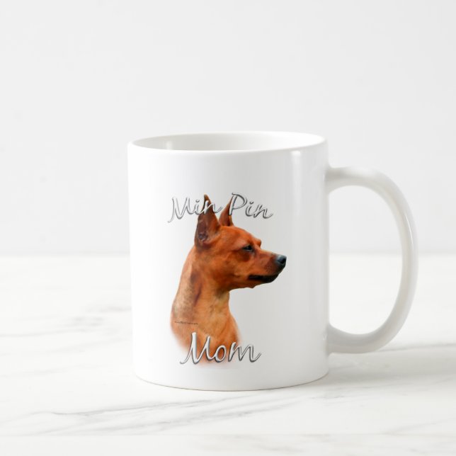 Miniature Pinscher (rust) Mum 2 Coffee Mug (Right)