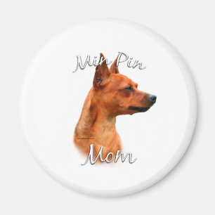 Miniature Pinscher (rust) Mum 2 Magnet