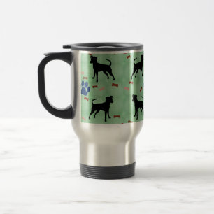 Miniature Pinscher Shadow Travel Mug