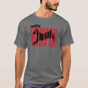 Miniature Pinscher Silhouette, Agility T-Shirt