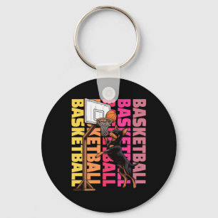 Miniature Pinscher Sketll Sports Dog Lover Key Ring