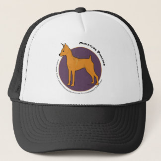 Miniature Pinscher, Stag Red Trucker Hat