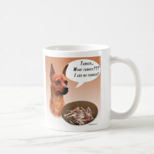 Miniature Pinscher Turkey Coffee Mug