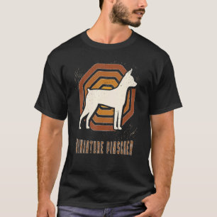 Miniature Pinscher Vintage Retro Classic Dog Love T-Shirt