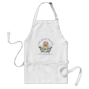 Miniature Poodle Dog Grooming Apron Standard