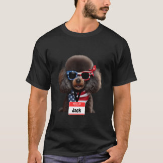 Miniature Poodle Dog Jack Men Women Kids Boys Girl T-Shirt