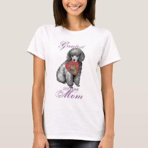 Miniature Poodle Heart Mum T-Shirt