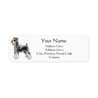 Miniature Schnauzer Address Labels