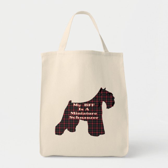 Miniature Schnauzer BFF Tote Bag (Front)