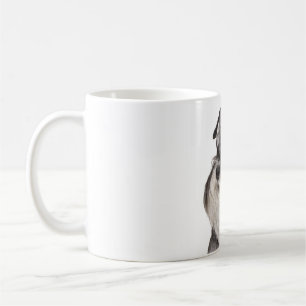 Miniature_Schnauzer black and silver Coffee Mug