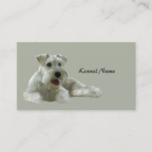 Miniature Schnauzer Breeder Business Card