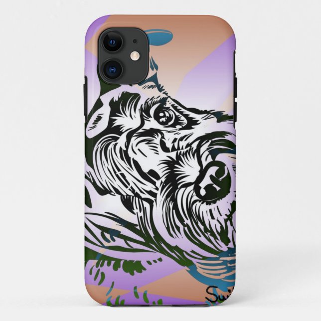 Miniature Schnauzer Case-Mate iPhone Case (Back)