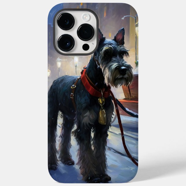 Miniature Schnauzer Christmas Festive Season Case-Mate iPhone Case (Back)