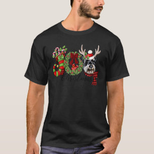 Miniature Schnauzer Christmas Lights Santa Xmas Do T-Shirt