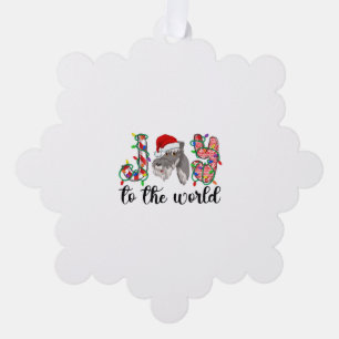 Miniature Schnauzer Christmas Mini Schnauzer Xmas Tree Decoration Card