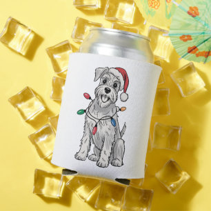 Miniature Schnauzer Christmas Xmas Dog Lover Gift Can Cooler