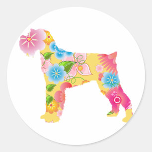 Miniature Schnauzer Classic Round Sticker