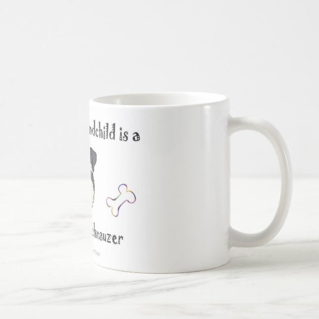 miniature schnauzer coffee mug (Right)