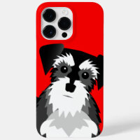 Miniature Schnauzer Custom Background Colour
