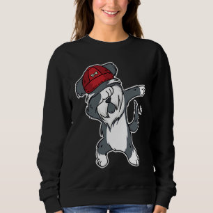 Miniature Schnauzer Dabbing Sweatshirt