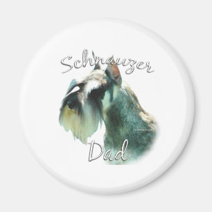 Miniature Schnauzer Dad 2 Magnet