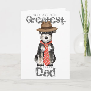 Miniature Schnauzer Dad Card