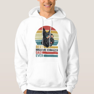 Miniature Schnauzer Dad Vintage Patriotic Shirt De