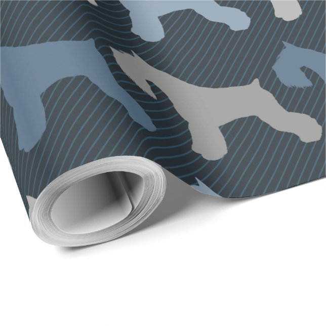 Miniature Schnauzer - Docked Wrapping Paper (Roll Corner)