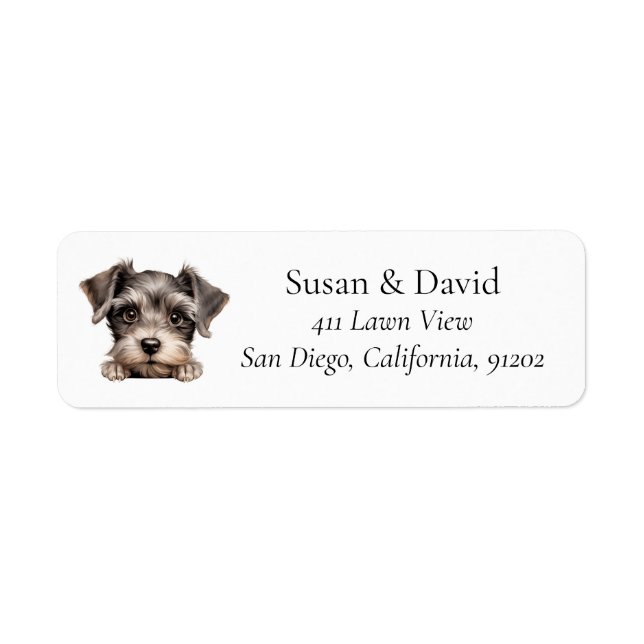 Miniature Schnauzer Dog Breed Pet Lovers (Front)