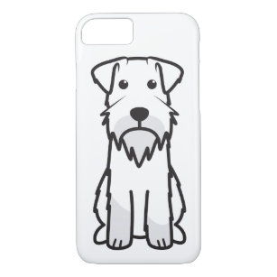 Miniature Schnauzer Dog Cartoon iPhone 8/7 Case