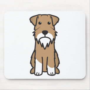 Miniature Schnauzer Dog Cartoon Mouse Mat