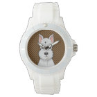 Miniature Schnauzer Dog Cartoon Paws