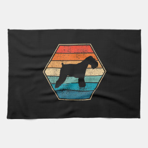 Miniature Schnauzer Dog Gift Tea Towel