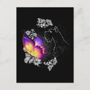 Miniature Schnauzer Dog In Heaven Dog Memorial Postcard