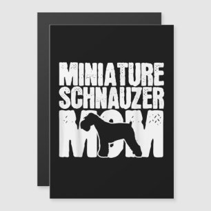 Miniature Schnauzer Dog Mum Mama Mors Day gift Magnetic Invitation