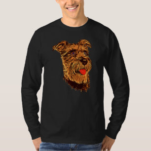 Miniature Schnauzer Dog Pet Novel For Puppy T-Shirt
