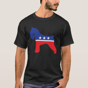 Miniature Schnauzer Dog Political Symbol Election T-Shirt