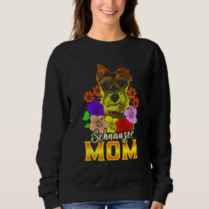 Miniature Schnauzer Dogs Womens Schnauzer Dog Mum Sweatshirt