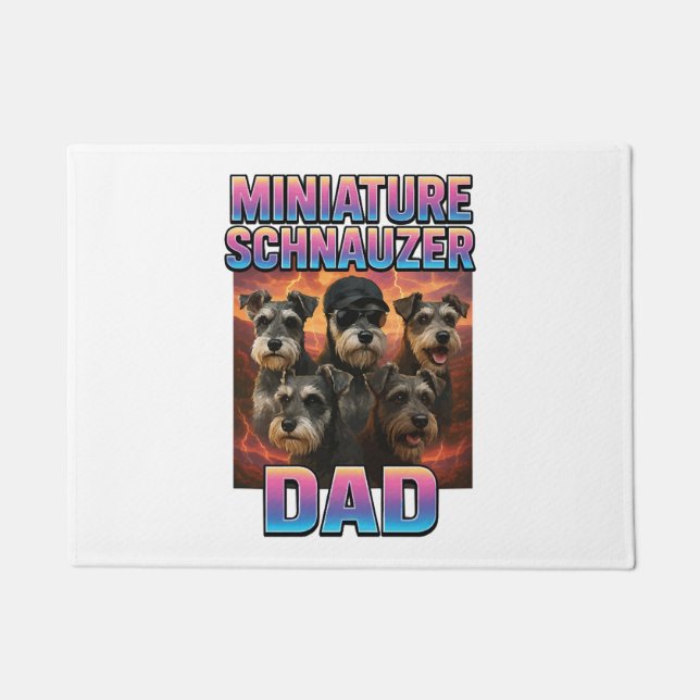 Miniature Schnauzer Doormat (Front)