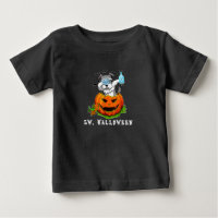 Miniature Schnauzer Ew Halloween Pumpkin Washing