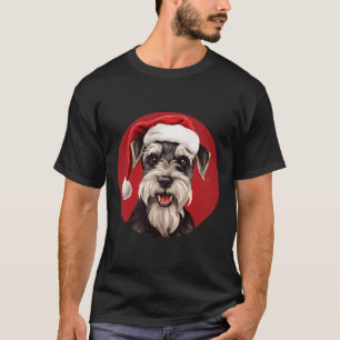 Miniature Schnauzer Funny Xmas Mum Dad Dog Lovers T-Shirt