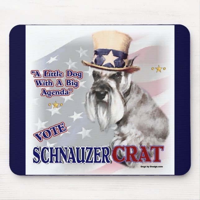 Miniature Schnauzer Gifts Mouse Mat (Front)