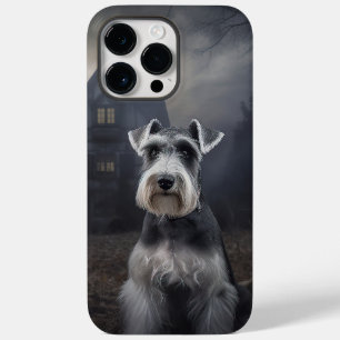 Miniature Schnauzer Halloween Scary Case-Mate iPhone 14 Pro Max Case
