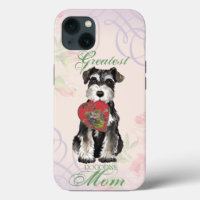 Miniature Schnauzer Heart Mum