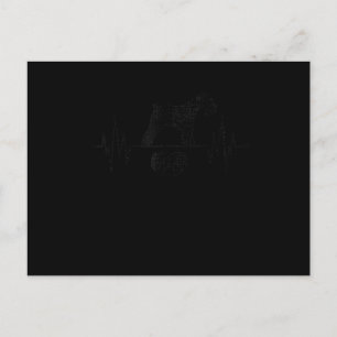 Miniature Schnauzer Heartbeat T-Shirt Postcard