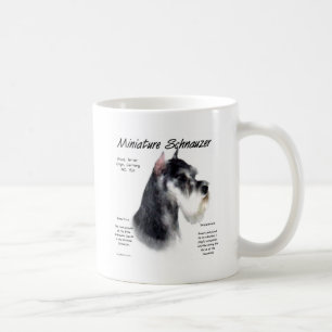 Miniature Schnauzer History Design Coffee Mug
