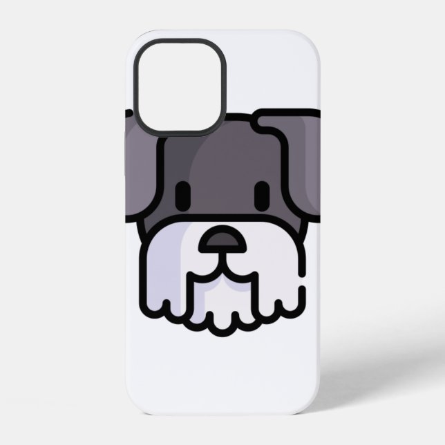 Miniature Schnauzer iPhone Case (Back)